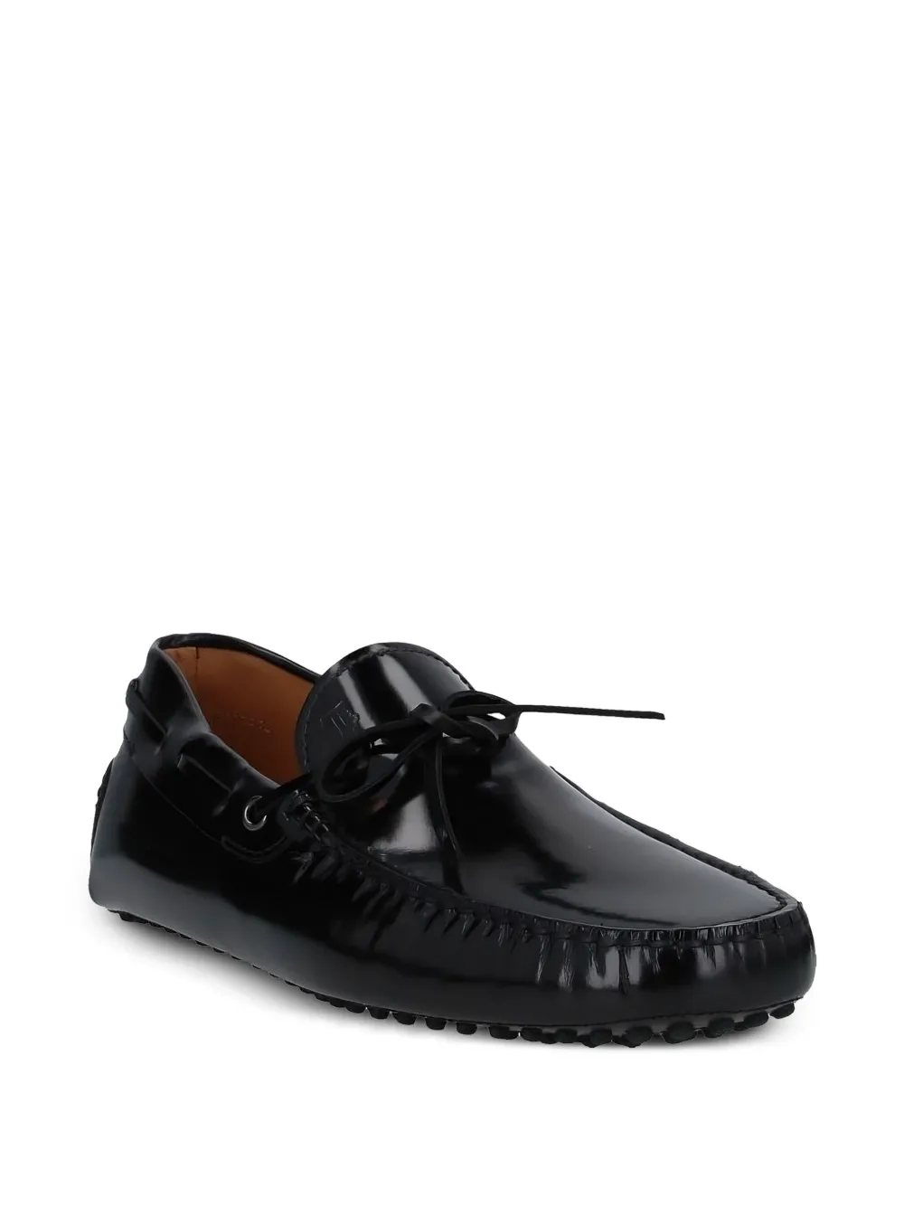 Tod's Gommino bootschoenen met strikdetail Zwart