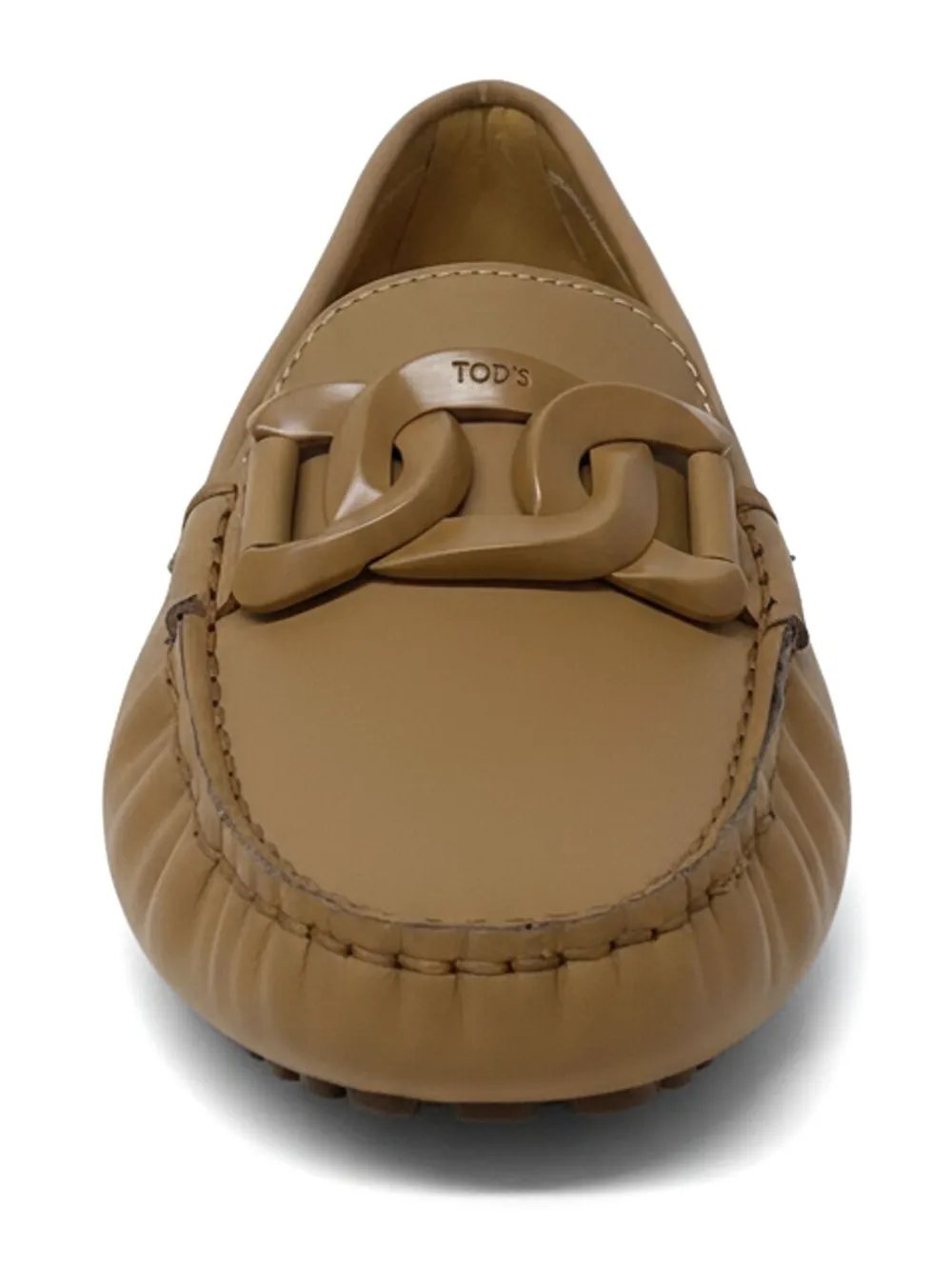 Tod's Chain-detail Loafers In Brown