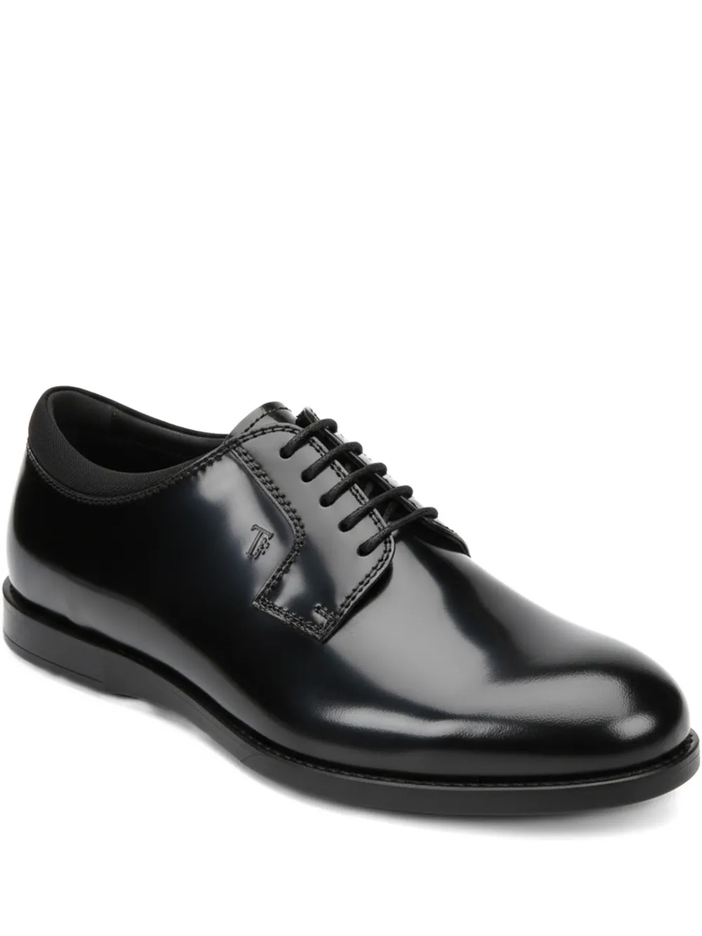 Tod's leather derby shoes - ブラック Tod's leather derby shoes - ブラック