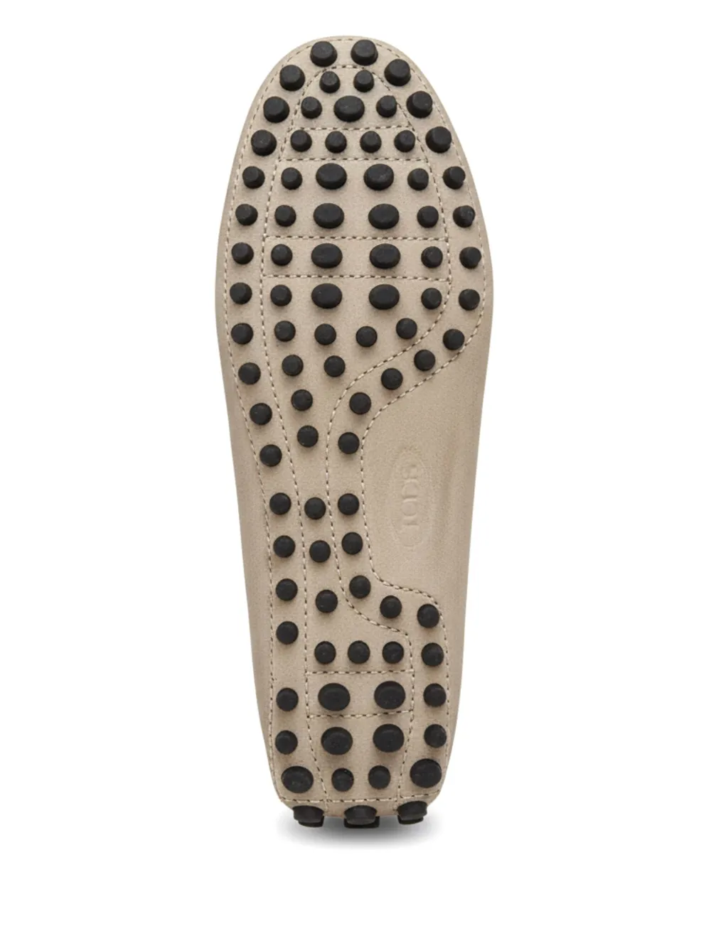 Tod's Gommino loafers met gerafeld effect Bruin