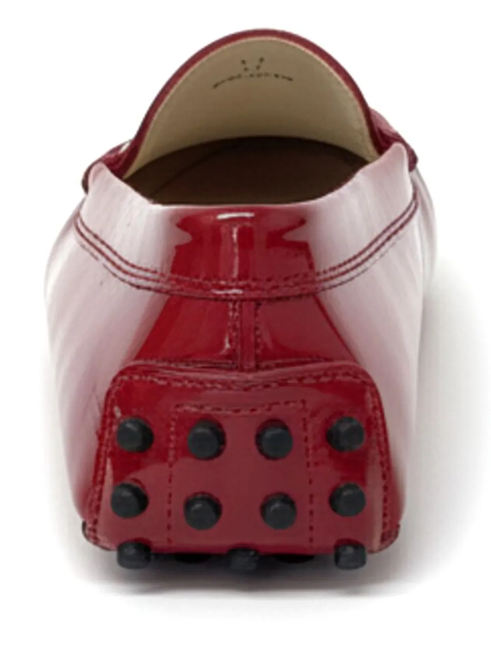 Tod's Leather Penny Loafers In Red