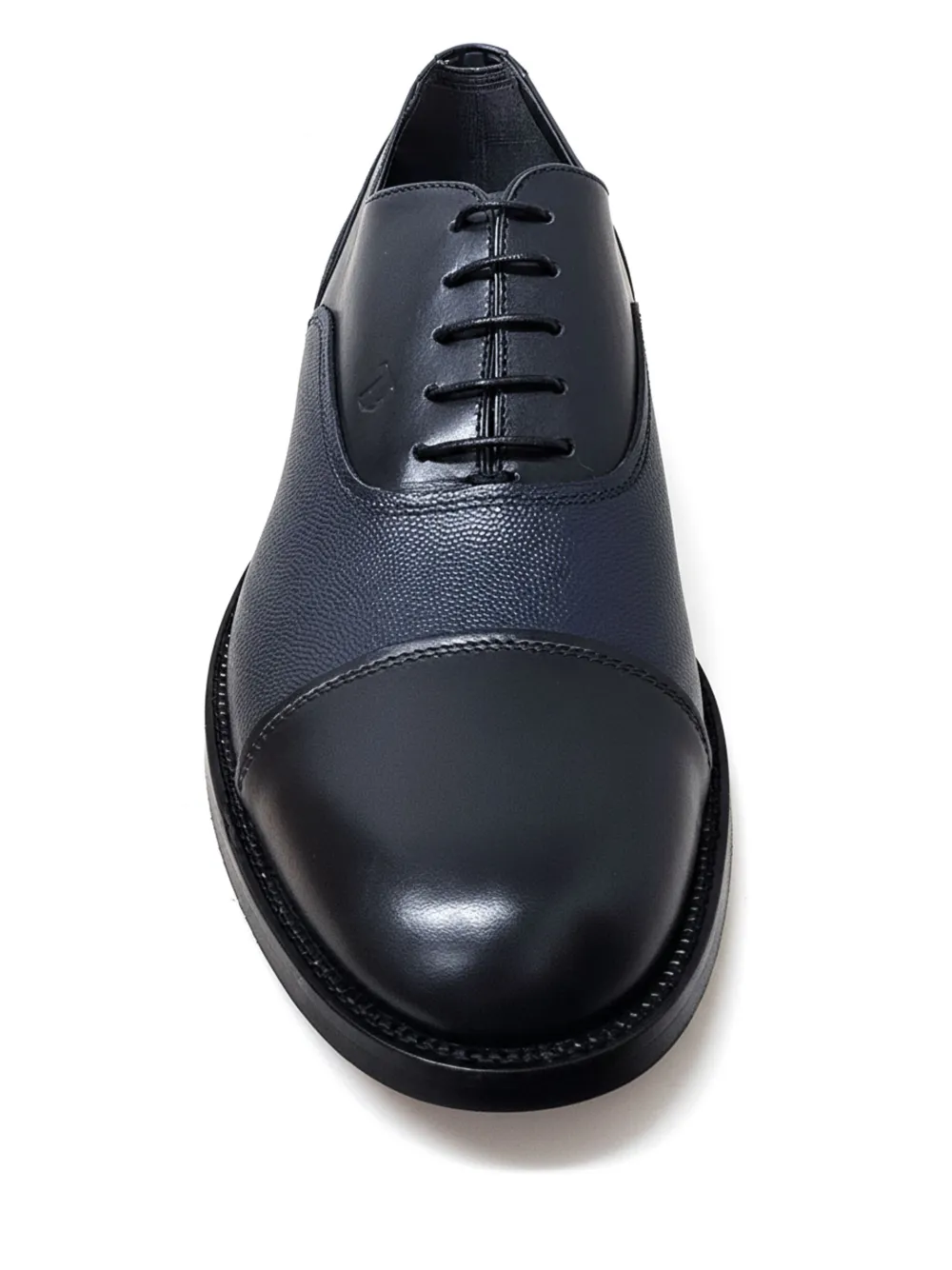 Tod's Leren Oxford schoenen met kapneus Blauw