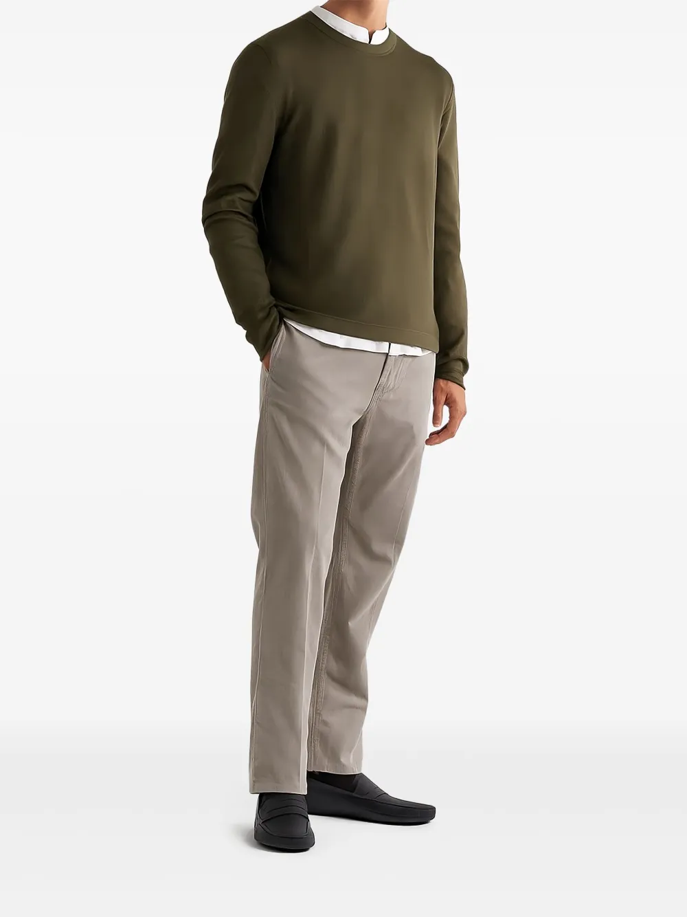 Tod's Loafers van bewerkt leer Zwart