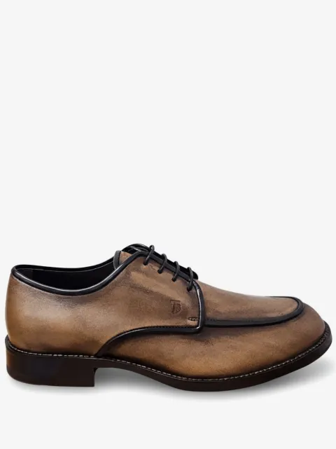 Tod's lace-up leather derby shoes