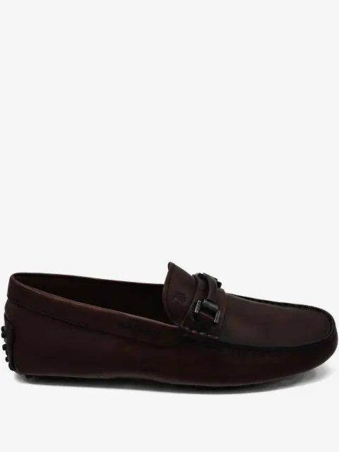 Tod's morsetto t leather loafers