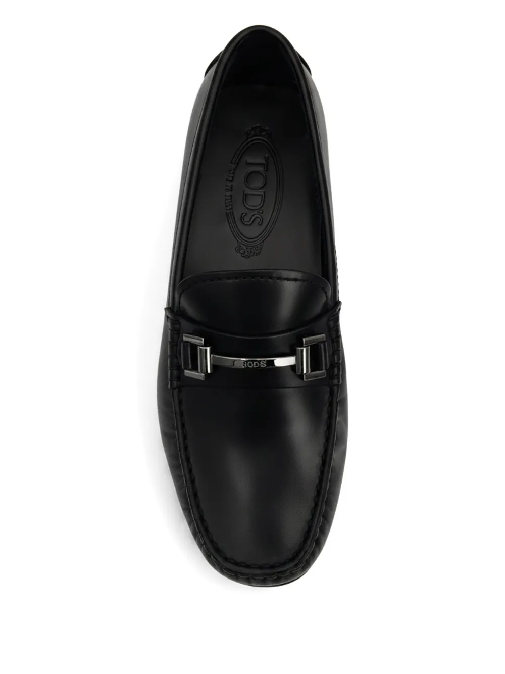 Tod's metal detail loafers - Zwart