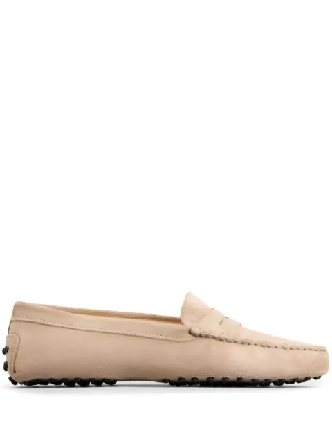 Tod's suede penny loafers