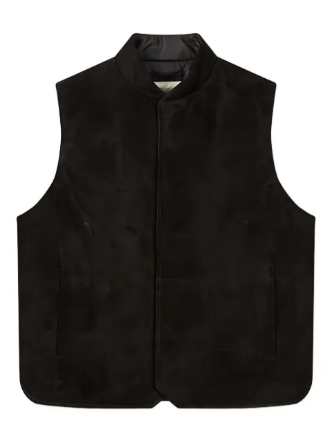 Man On The Boon. suede down gilet
