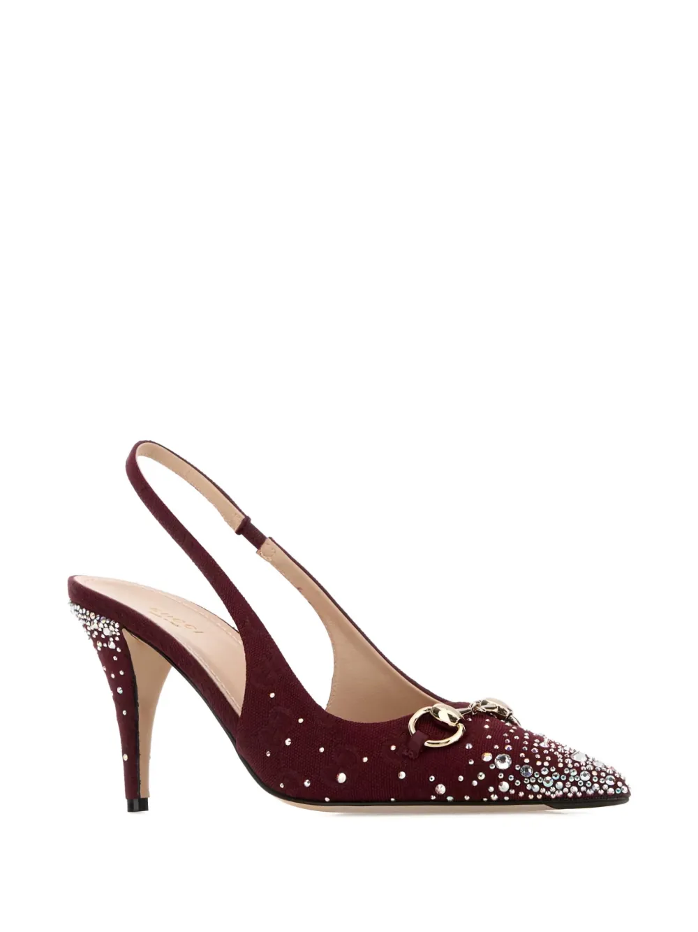 Gucci 85 mm pumps verfraaid met kristallen Rood