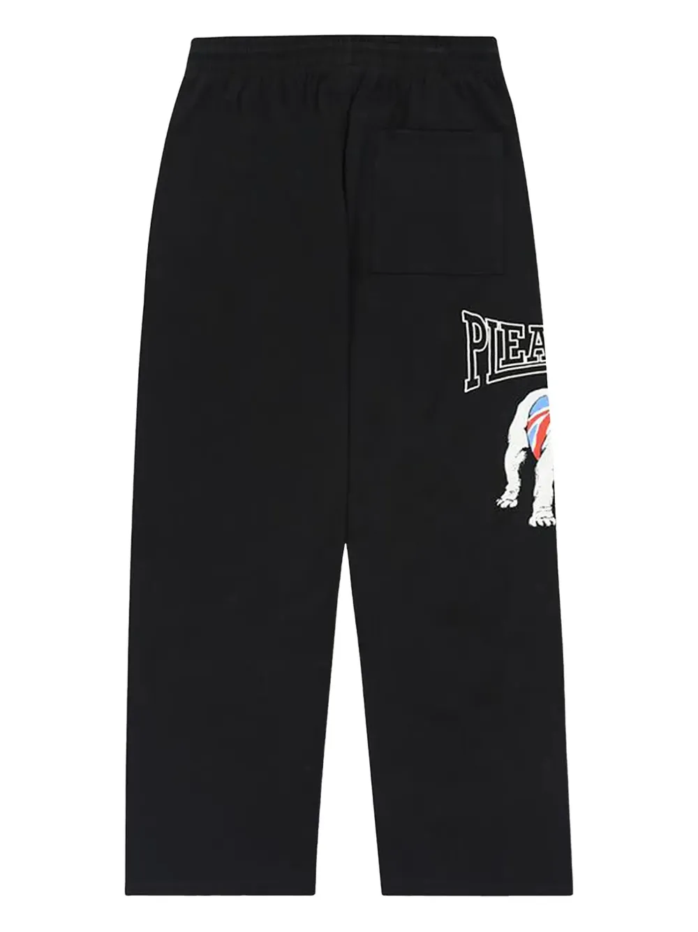 Pleasures Bulldog cotton sweatpants - Zwart