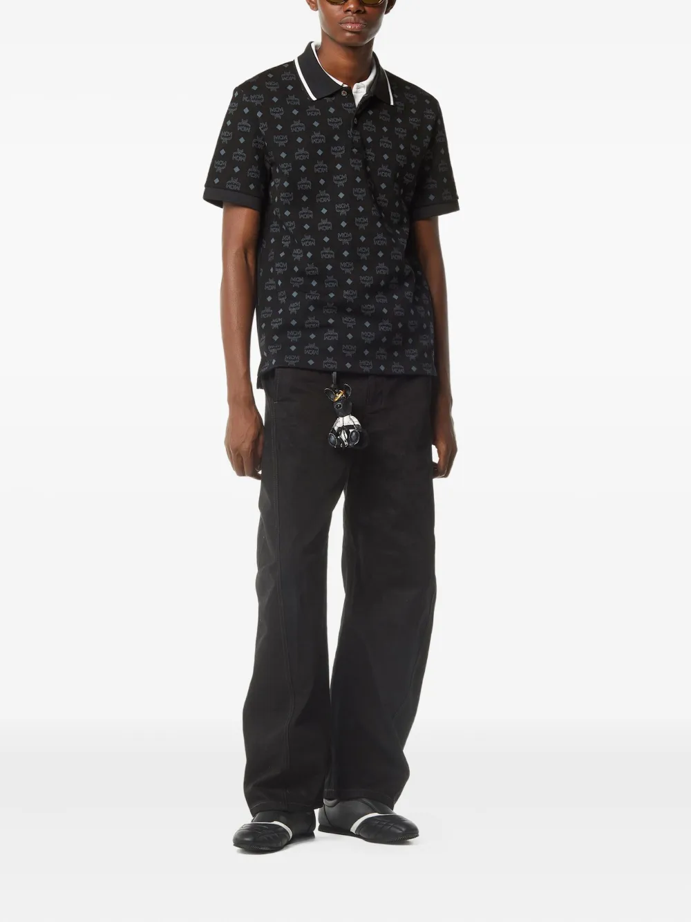 MCM 经典logo提花polo衫 | Image 2