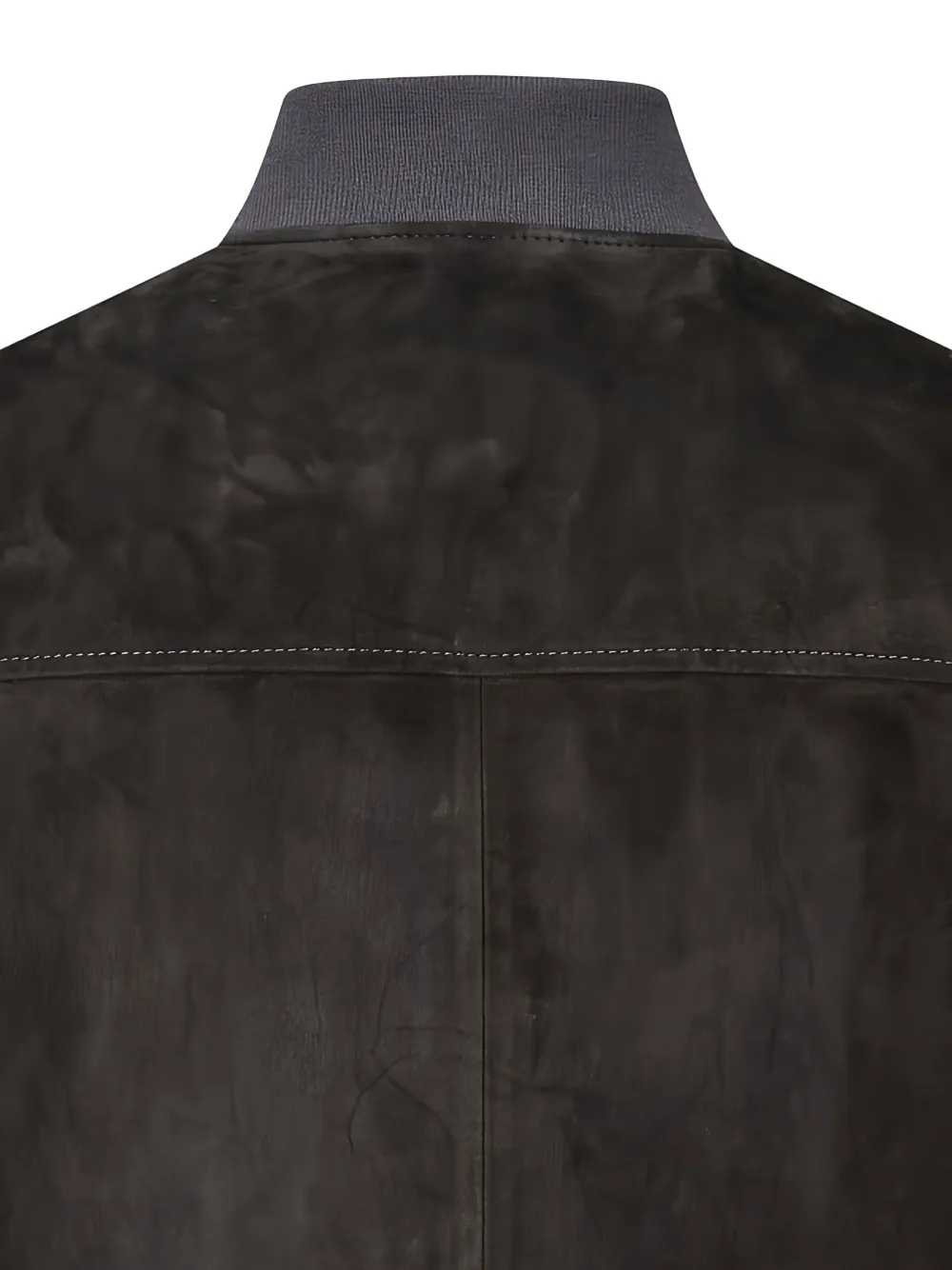 Man On The Boon. Button-up bomberjack Grijs