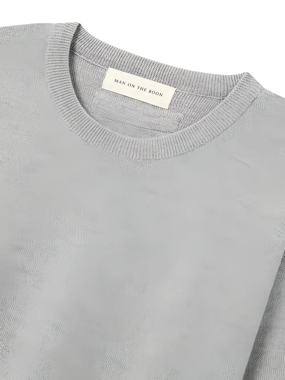 Man On The Boon. Crew-neck Sweater In Gray