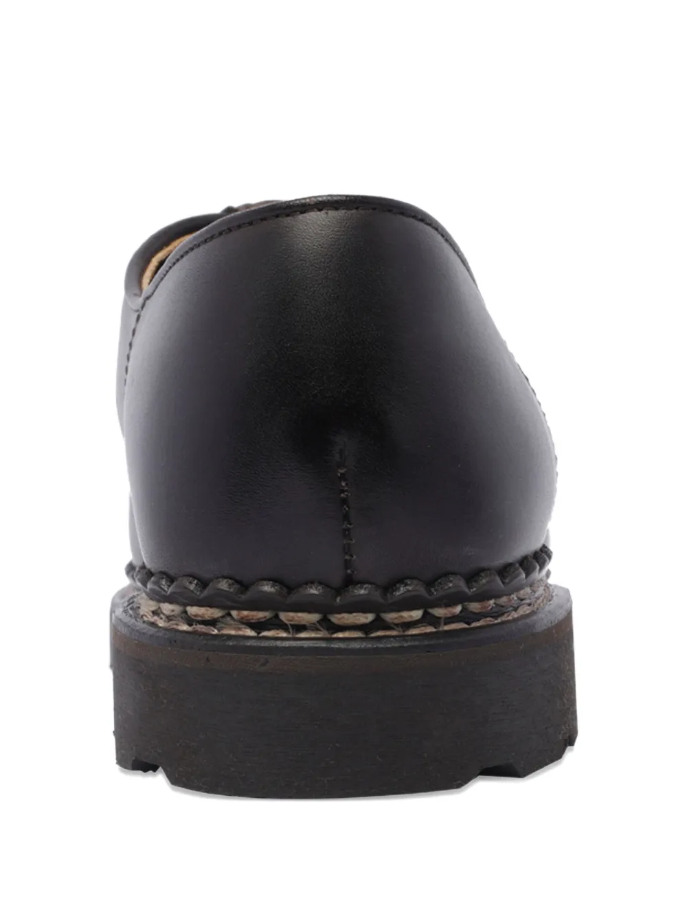 Paraboot Michael veterschoenen met ronde neus Bruin