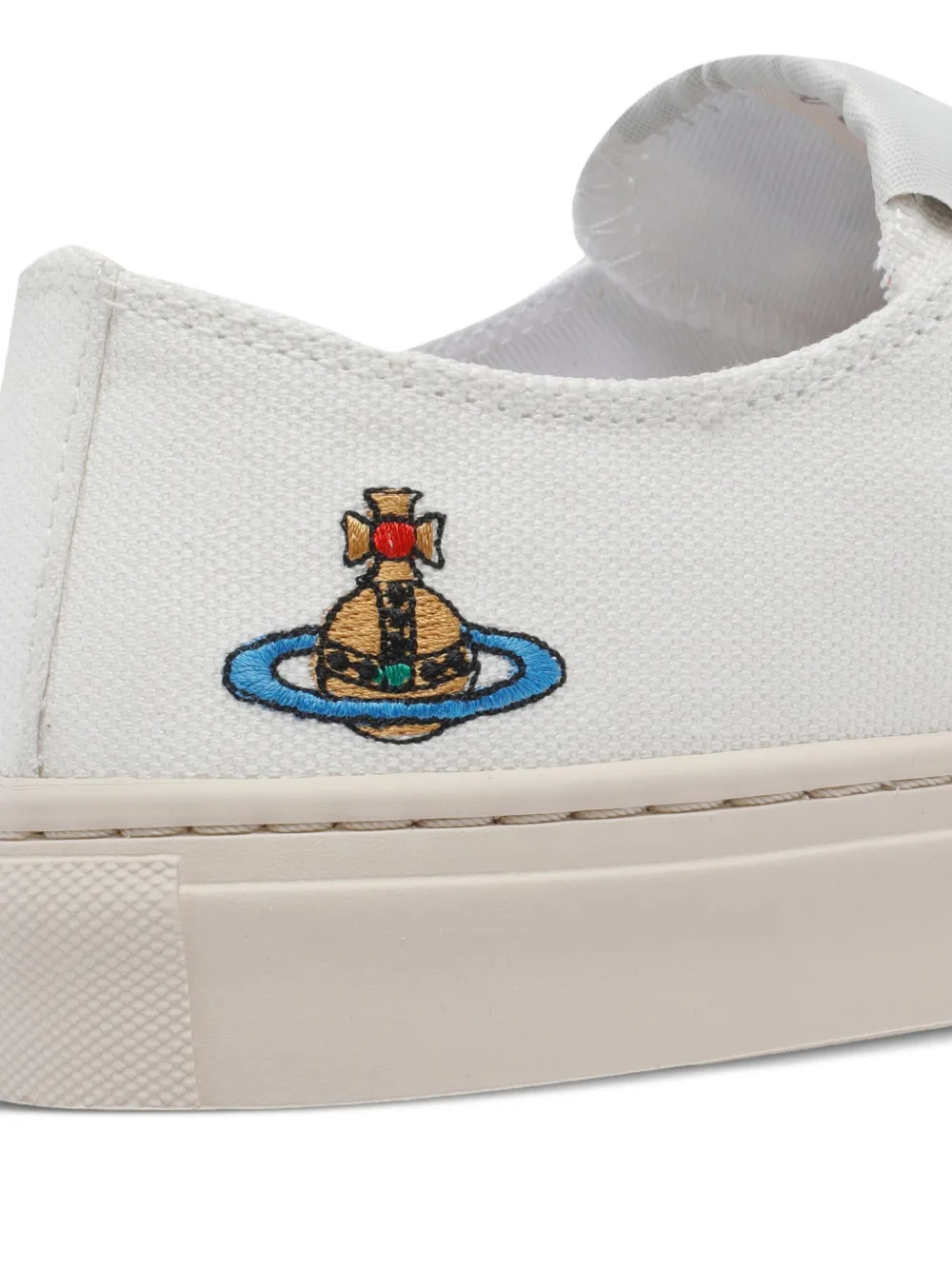 Vivienne Westwood Low-top sneakers met logo Wit