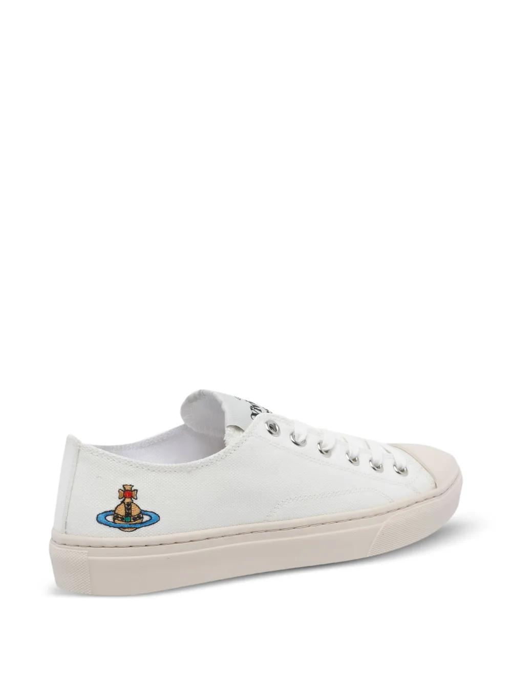 Vivienne Westwood Low-top sneakers met logo Wit