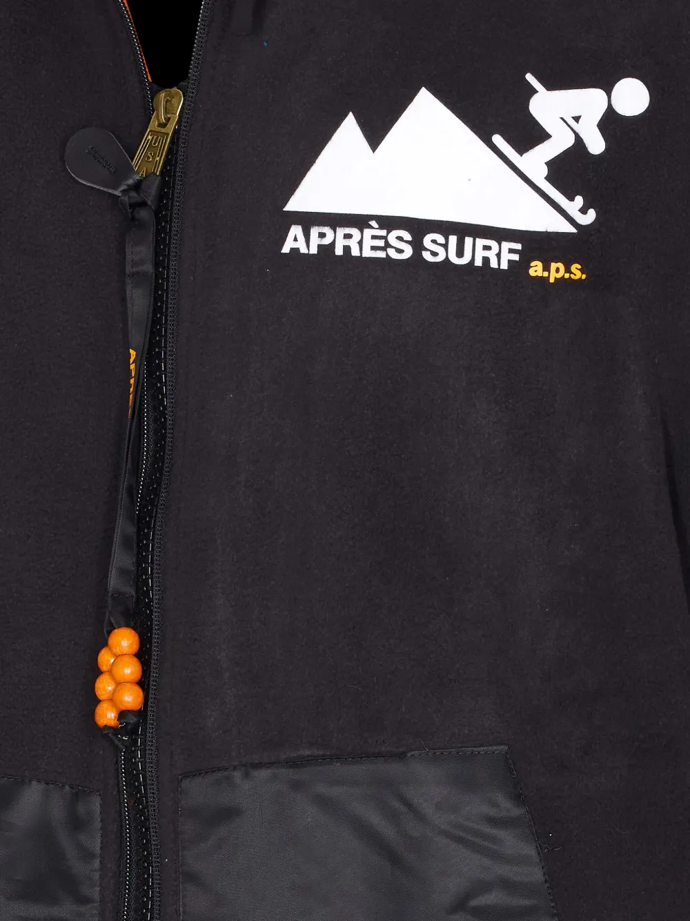  Pret A Surf Zip-up Turtleneck Jacket - Black 