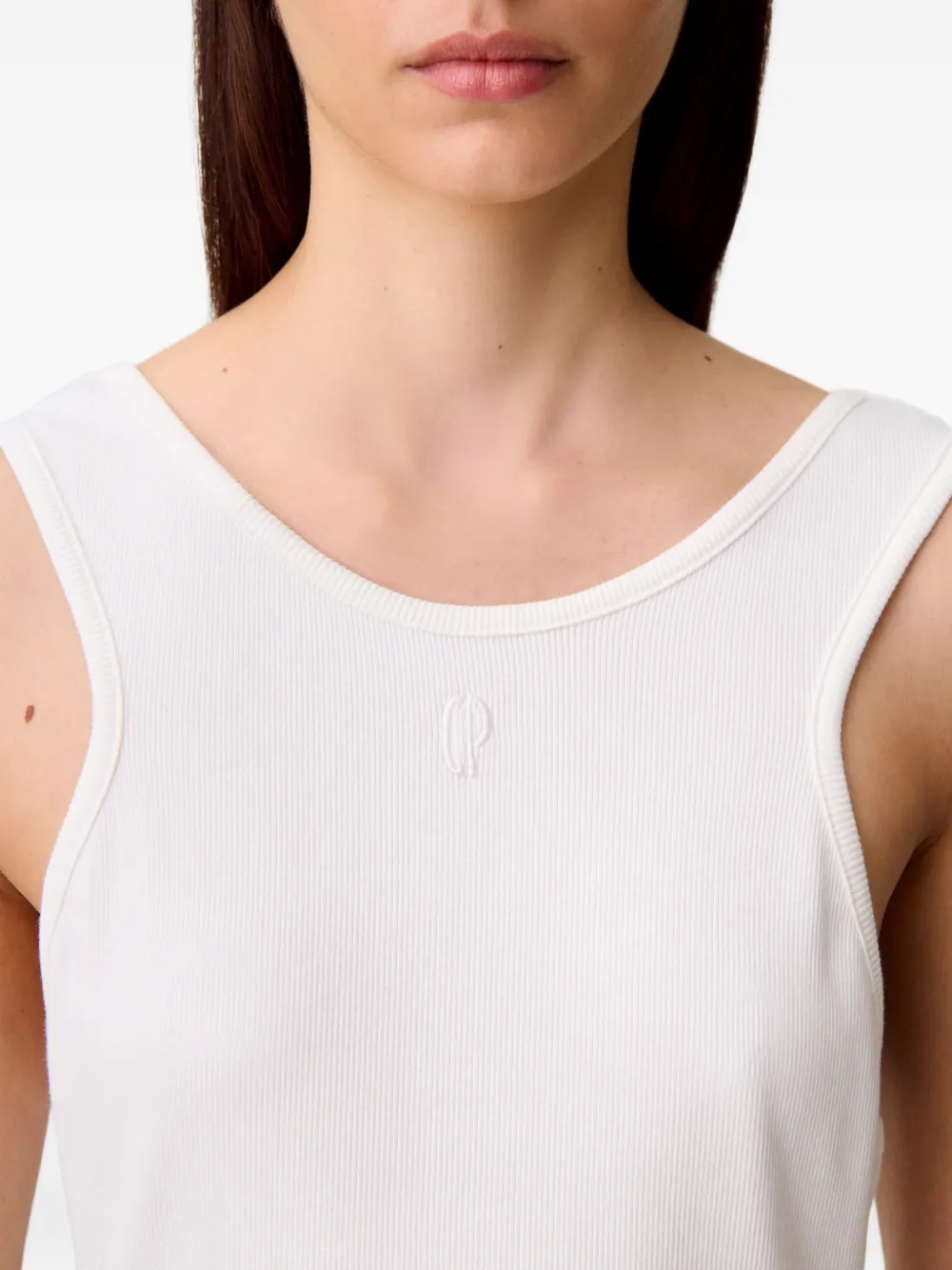 Claudie Pierlot Spencer van biologisch katoen Wit