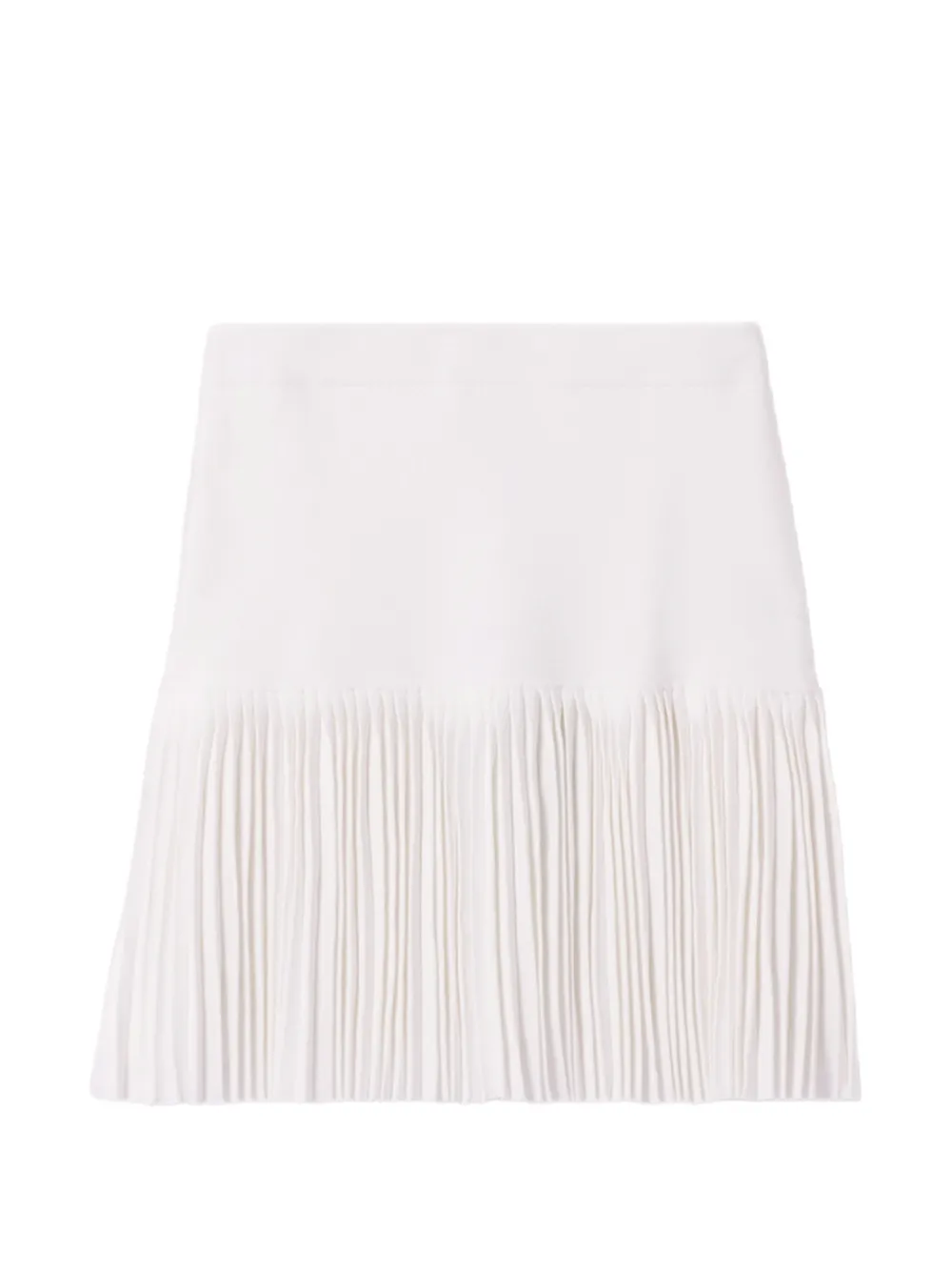 Claudie Pierlot pleated mini skirt - Bianco