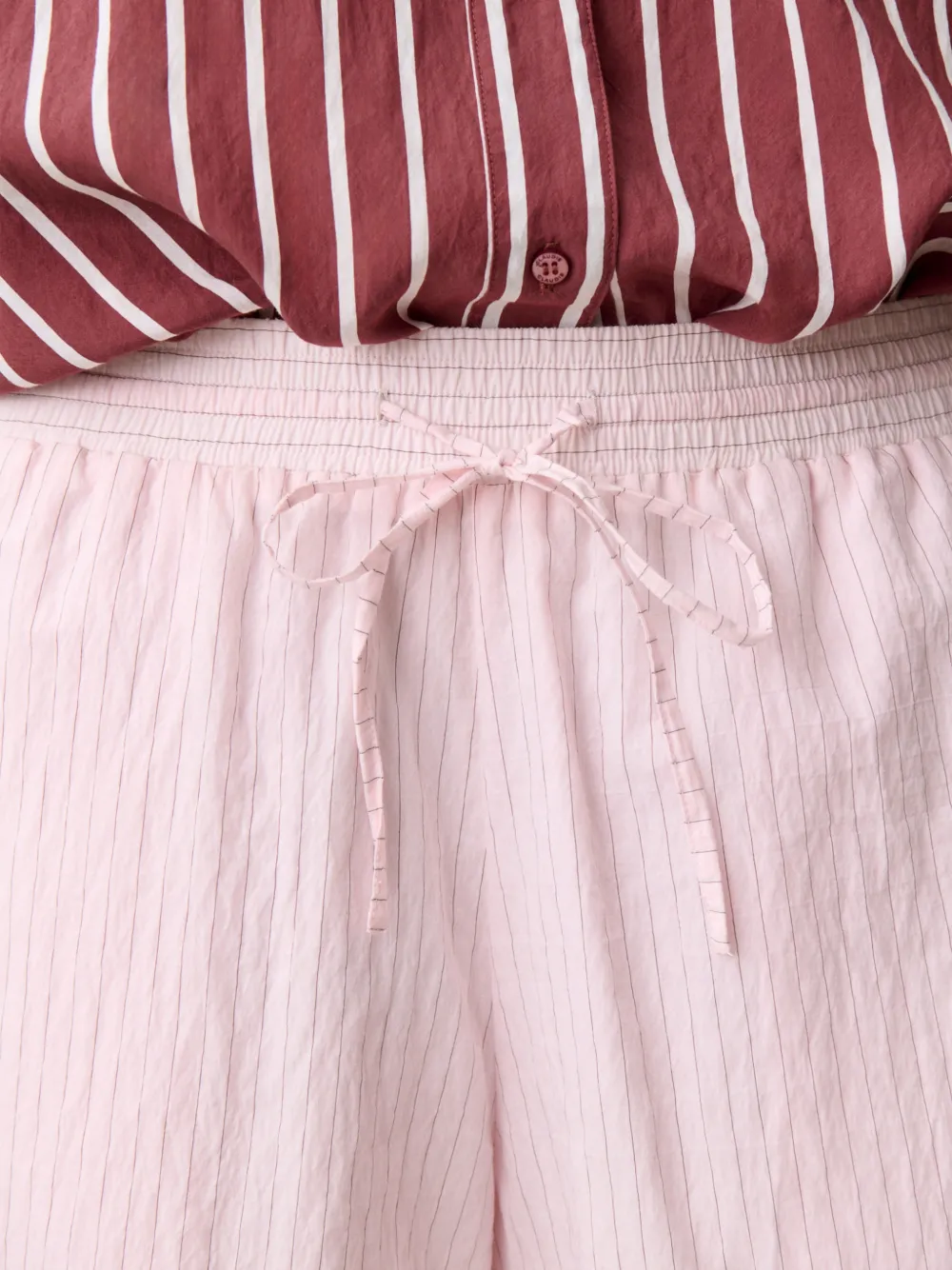 Claudie Pierlot Gestreepte shorts Roze