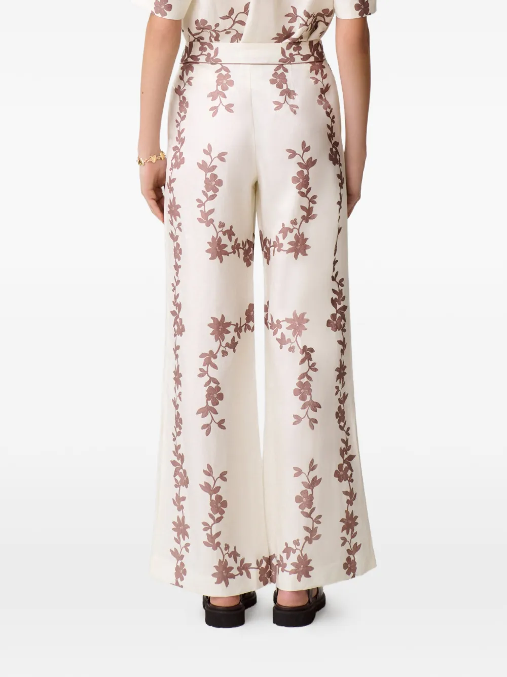 Claudie Pierlot Straight broek Beige