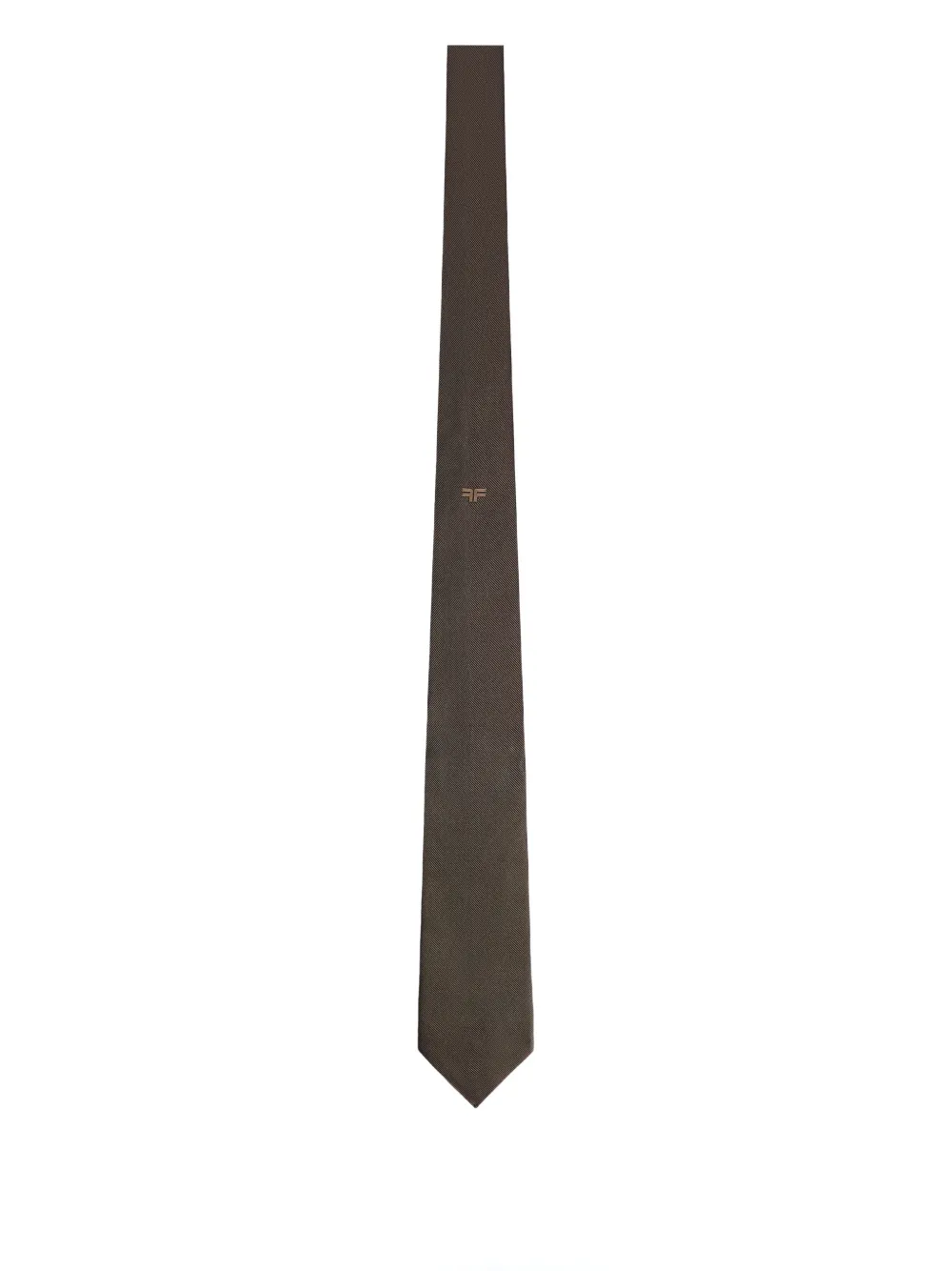 FURSAC silk tie - Marrone