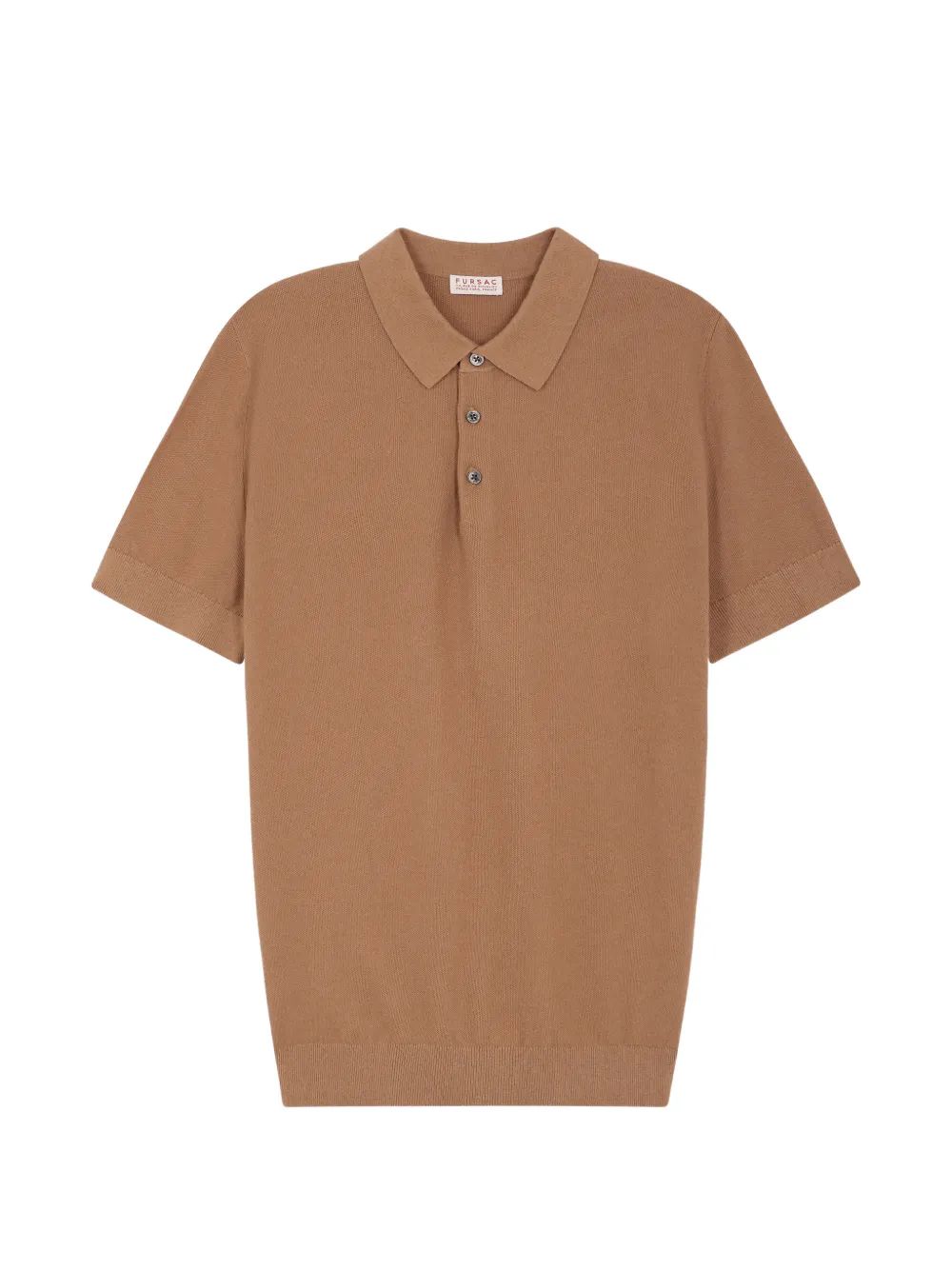 FURSAC short-sleeve polo shirt - Marrone