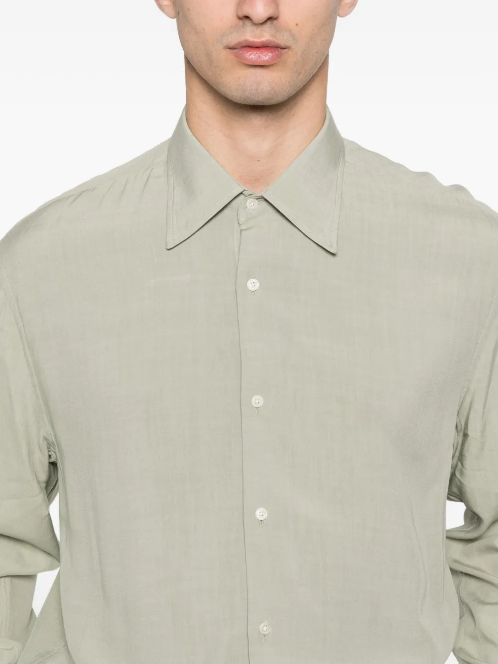FURSAC Overhemd met knopen Groen