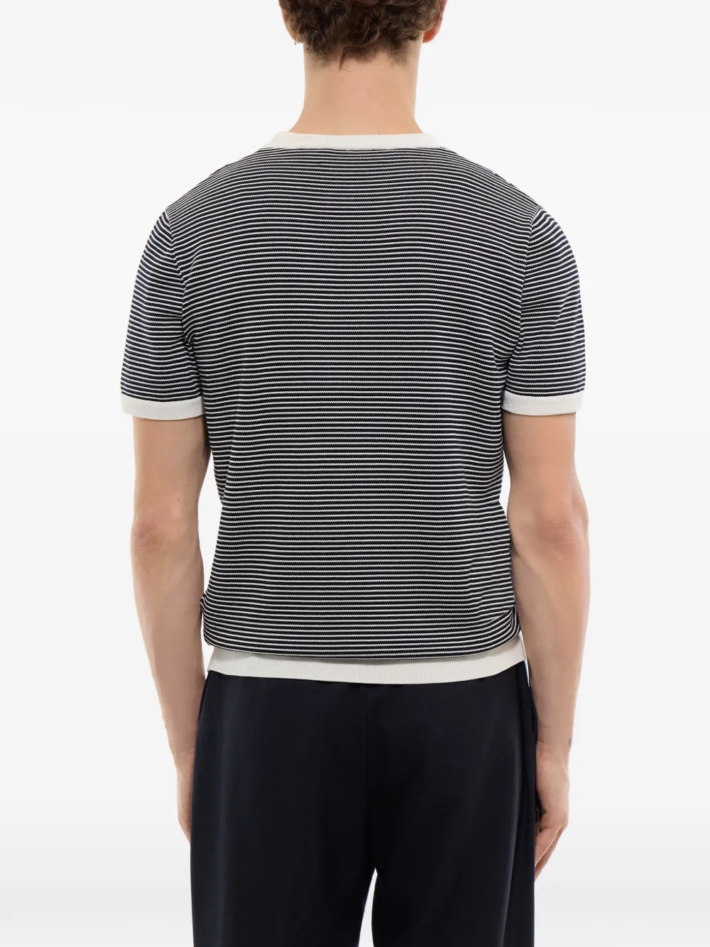 FURSAC Gestreept T-shirt Zwart