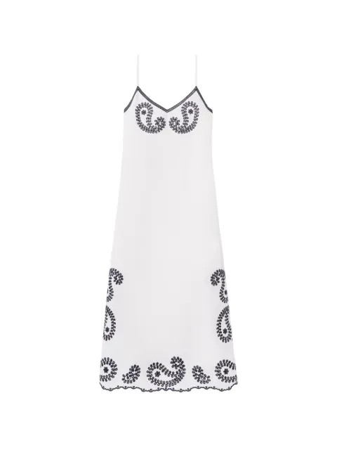 Claudie Pierlot vestido acampanado bordado