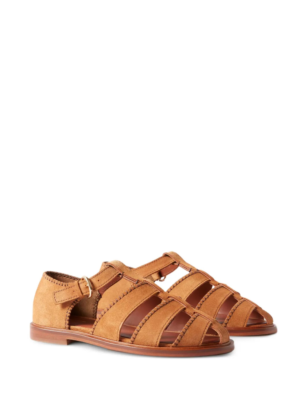 Claudie Pierlot Sandalen met gesp Bruin
