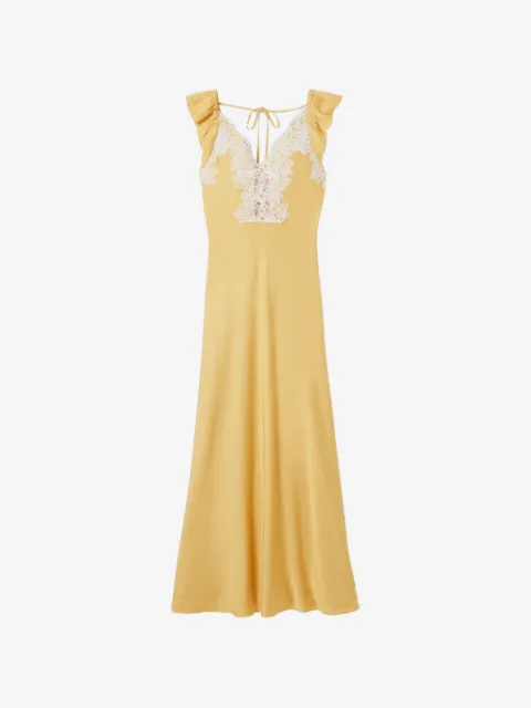 Claudie Pierlot satin lace dress