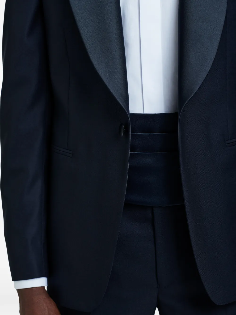 FURSAC Blazer van scheerwol Zwart