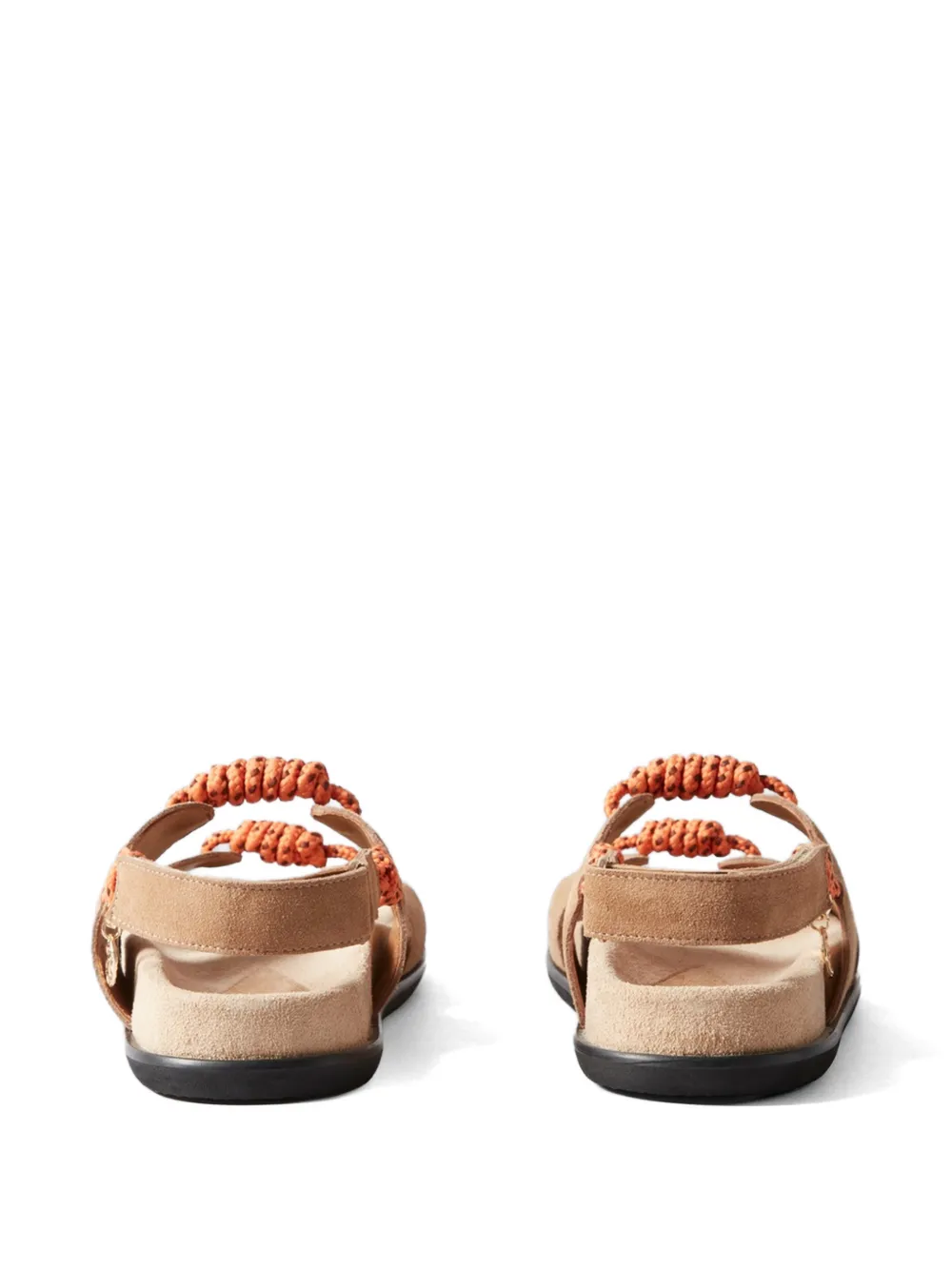 Claudie Pierlot Gevlochten sandalen Beige