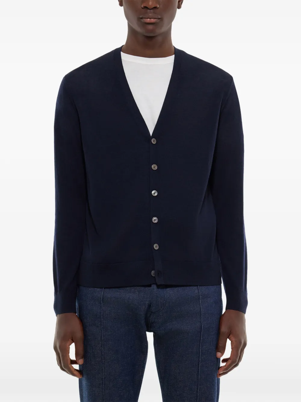 FURSAC Vest met V-hals Blauw