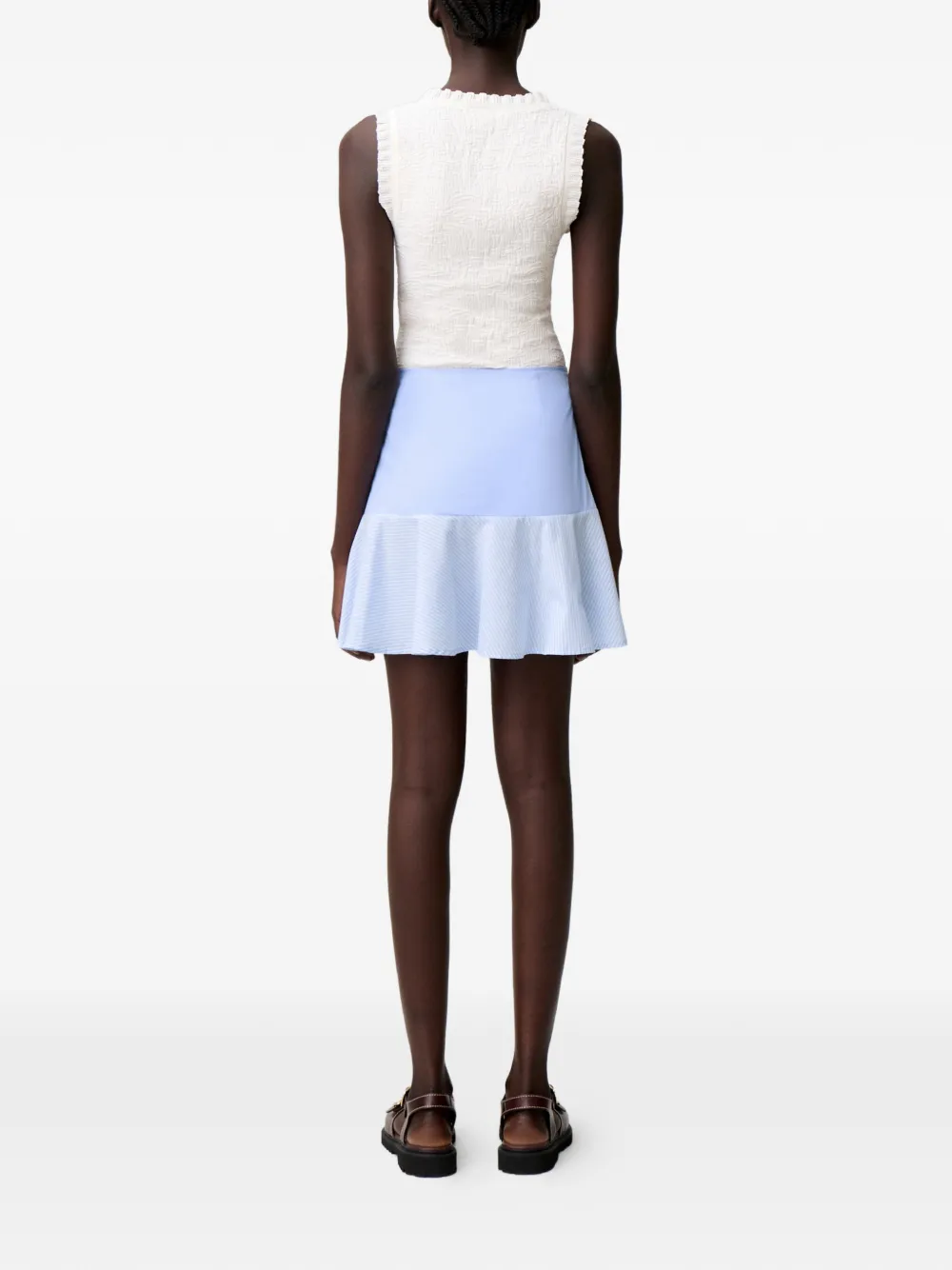 Claudie Pierlot Mini-rok met print Blauw