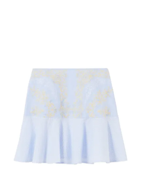 Claudie Pierlot falda acampanada con motivo de rayas