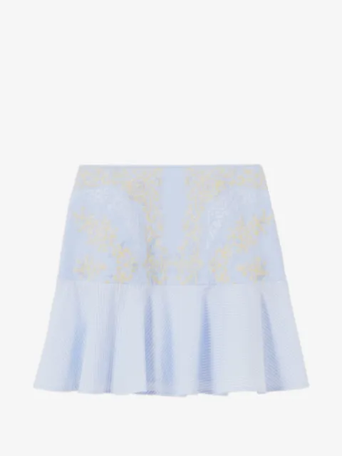 Claudie Pierlot short printed skirt
