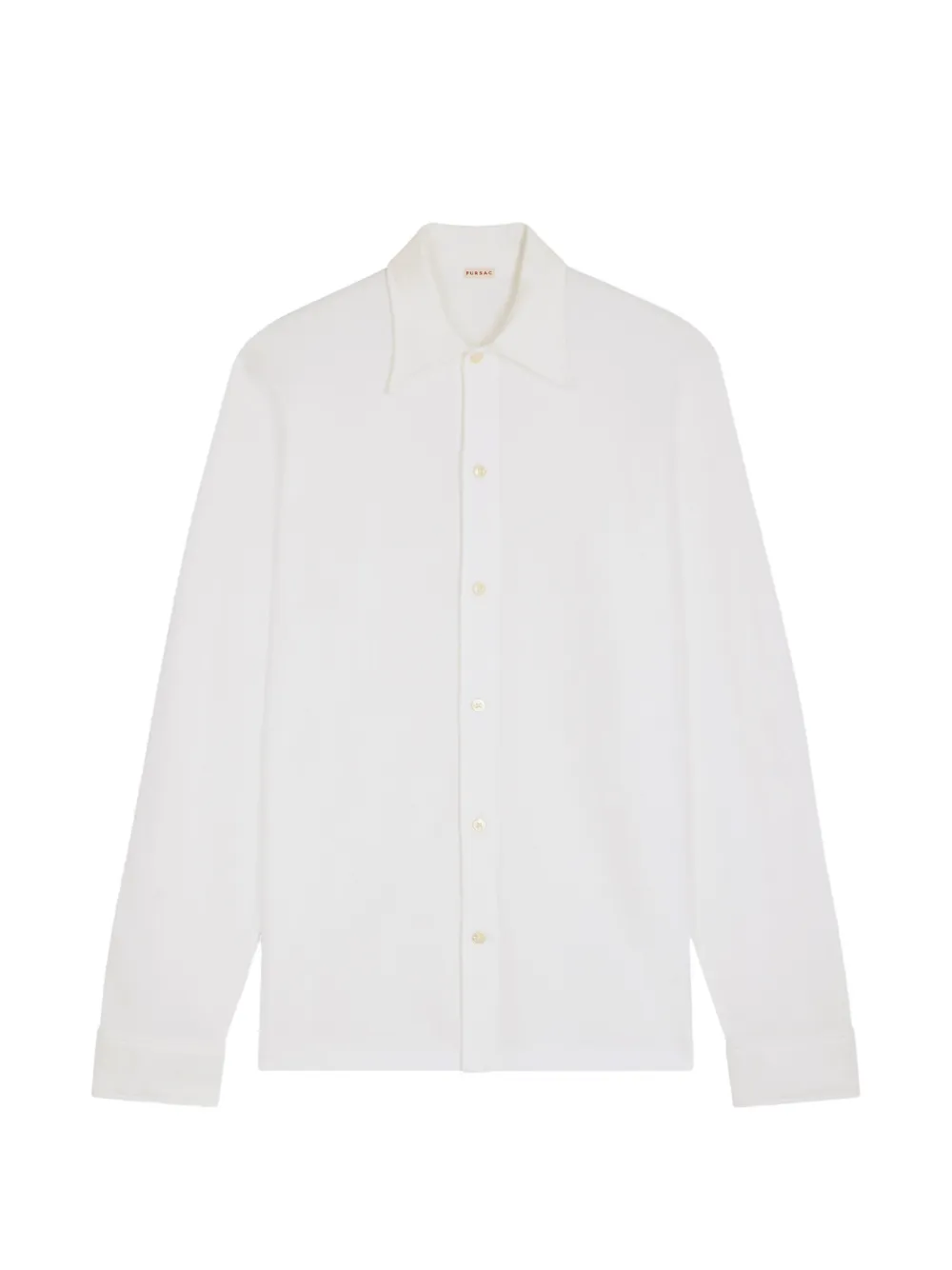FURSAC long-sleeve cotton shirt - Bianco