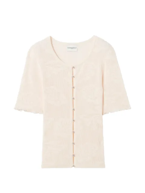 Claudie Pierlot buttoned short-sleeves cardigan