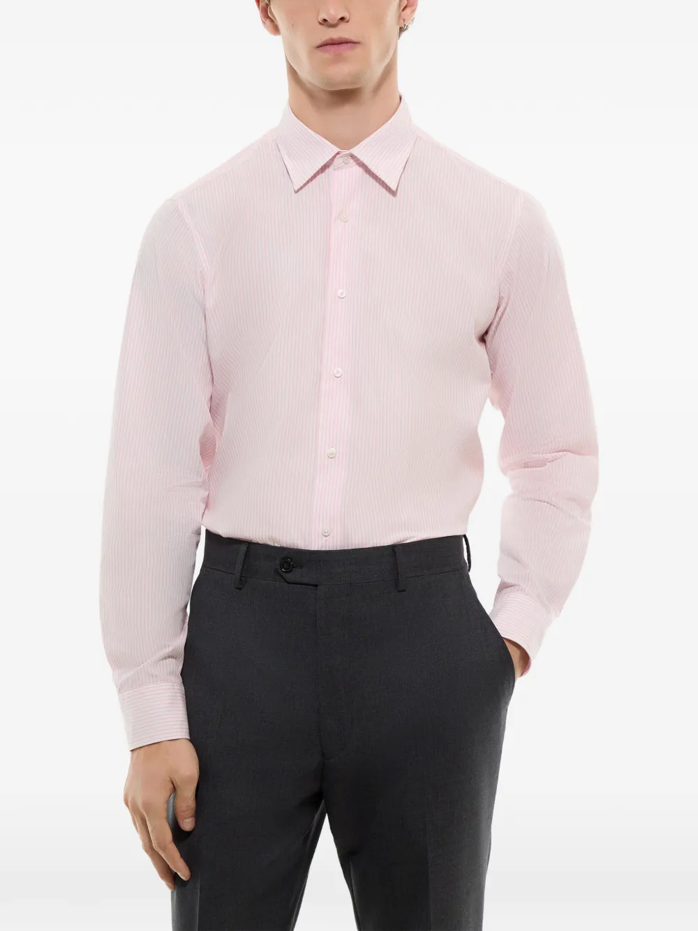  Fursac Striped Shirt - Pink 