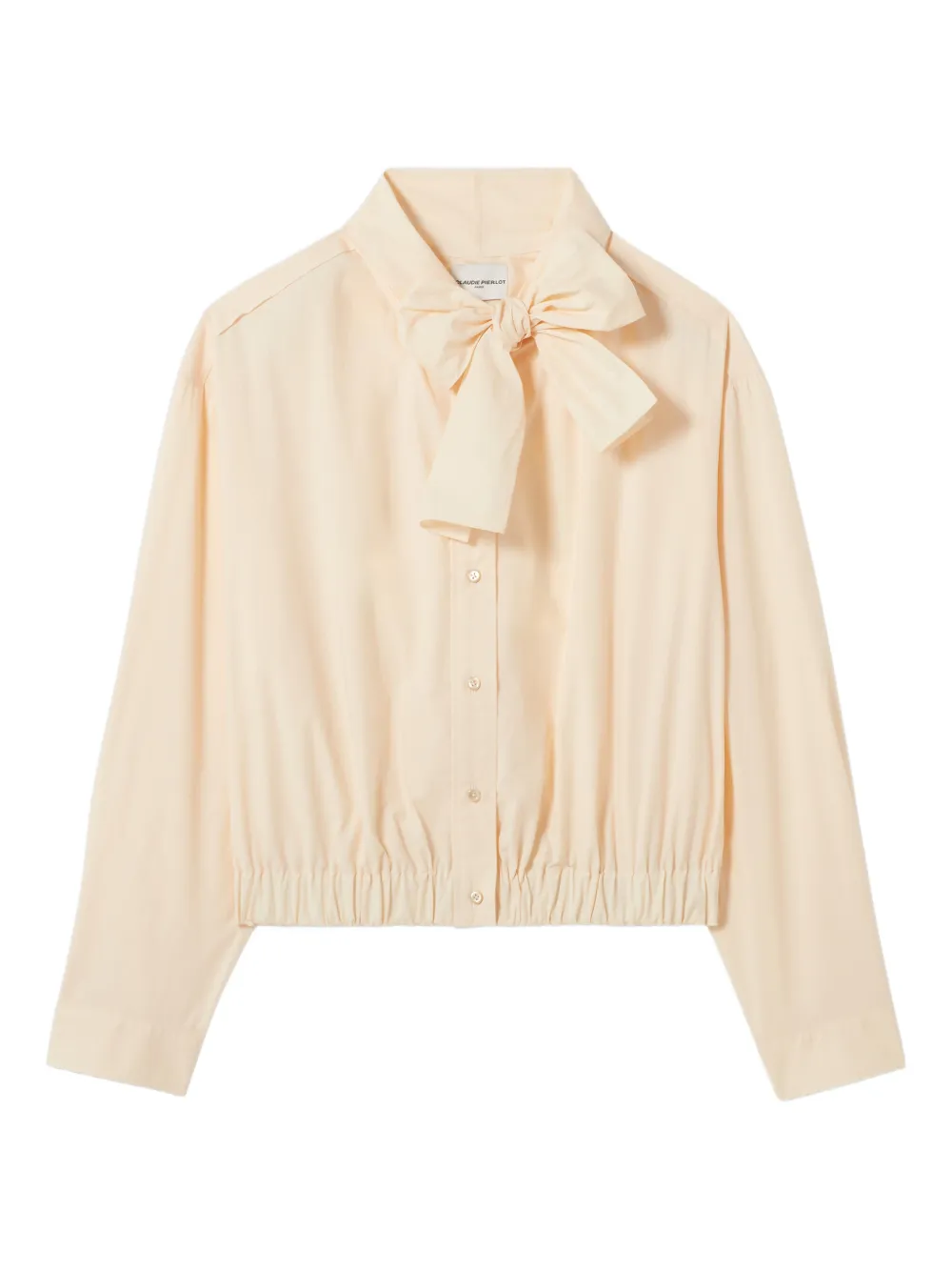 Claudie Pierlot Camicia con fiocco - Toni neutri