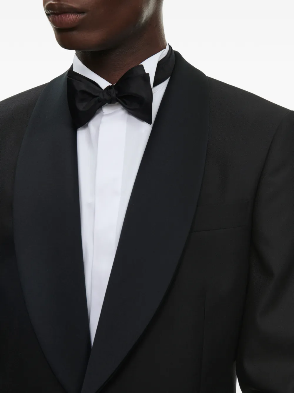 FURSAC Blazer van scheerwol Zwart