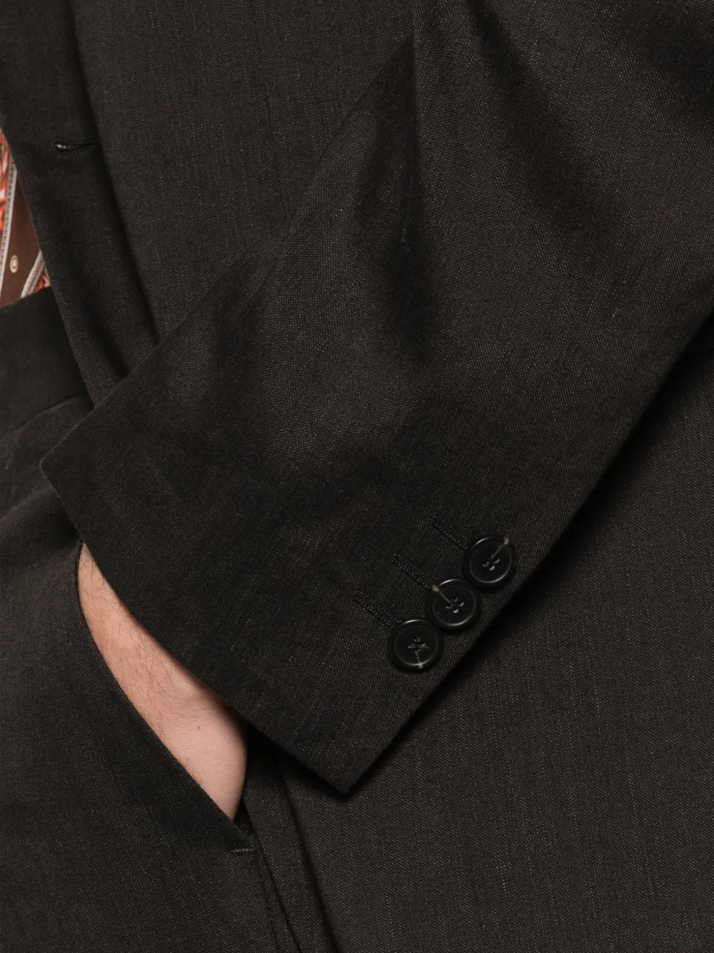 FURSAC Blazer met knopen Bruin