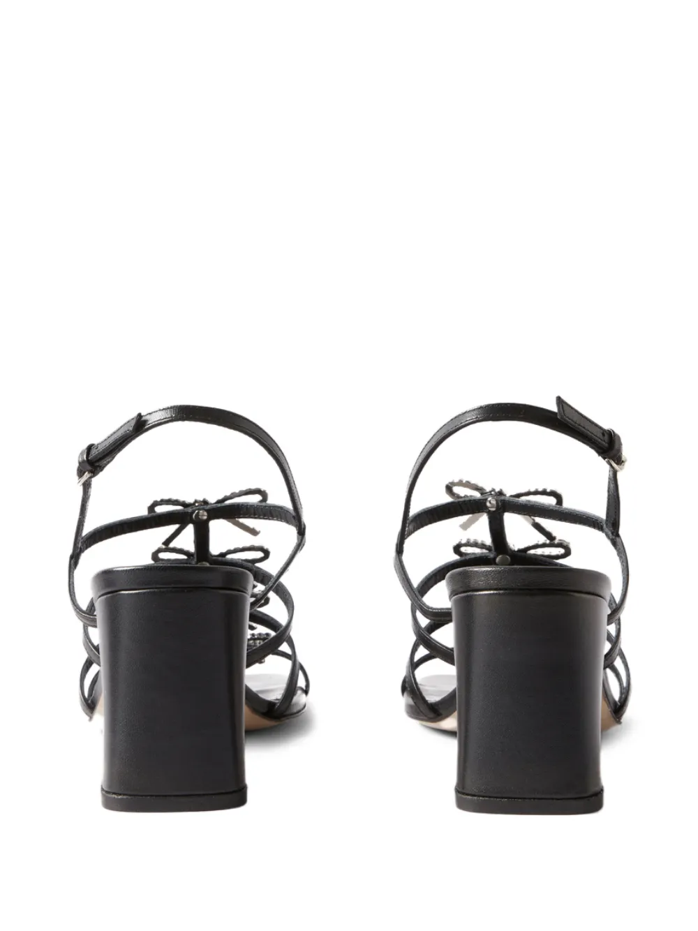 Claudie Pierlot Sandalen met strikdetail Zwart