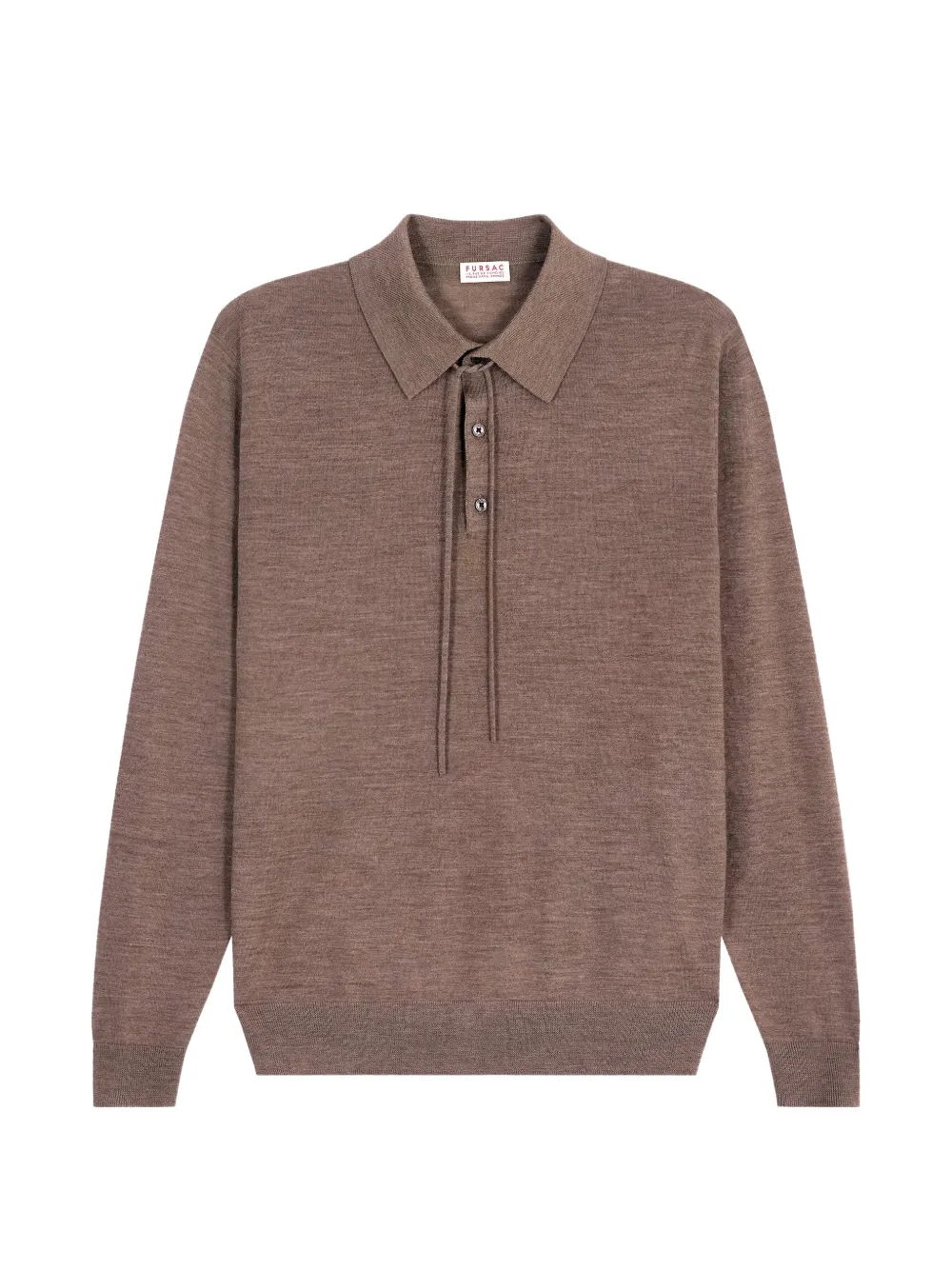 FURSAC merino wool T-shirt - Marrone