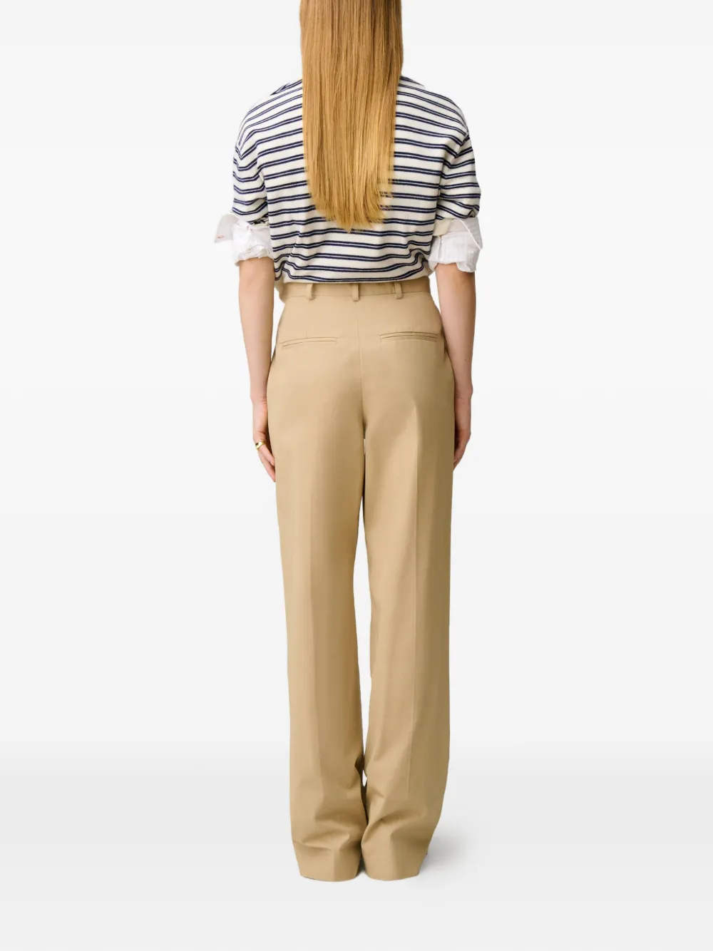 Claudie Pierlot Straight broek Beige