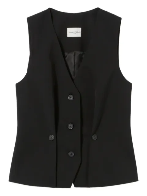 Claudie Pierlot button V-neck vest