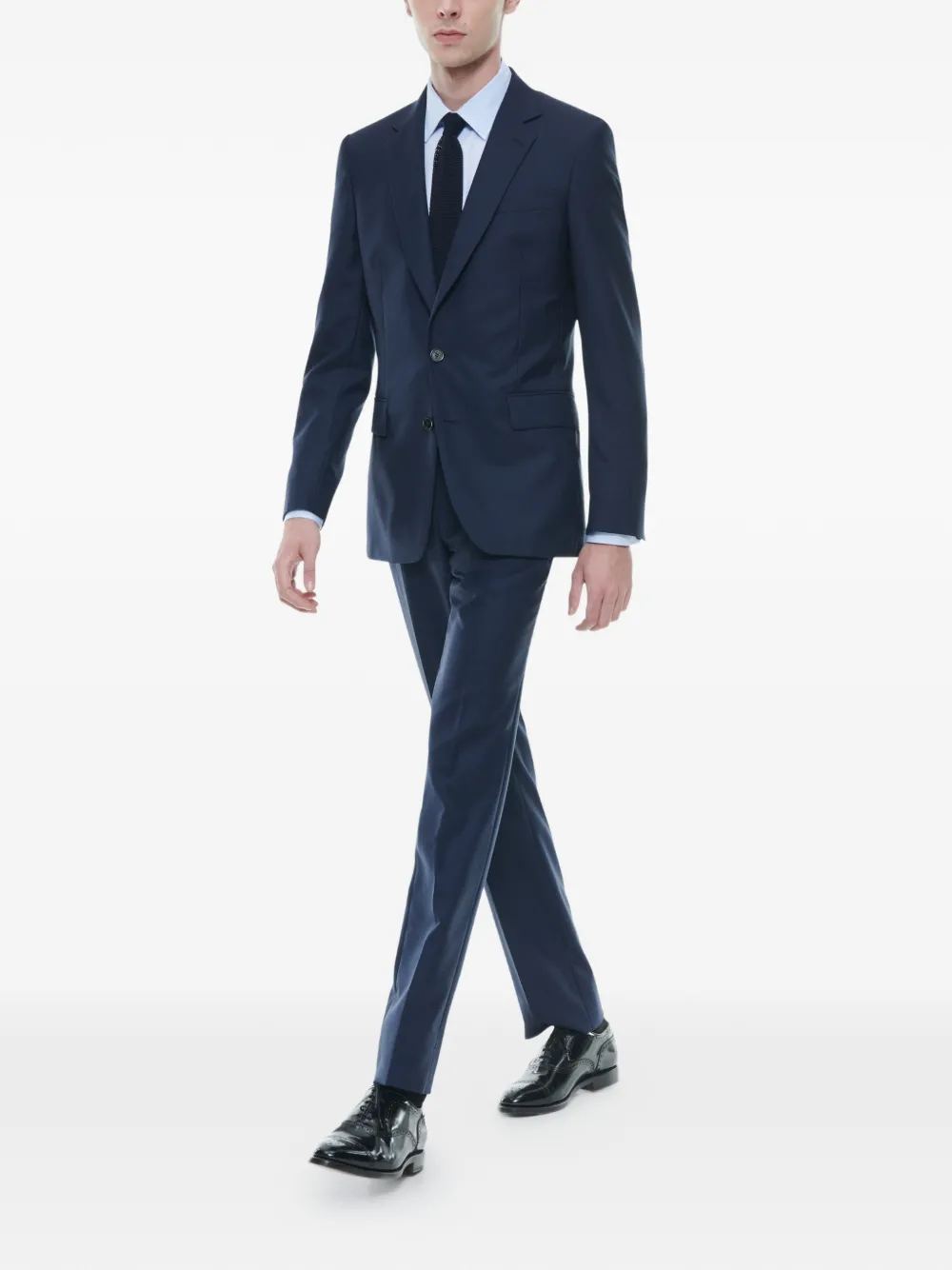  Fursac Virgin Wool Suit - Blue 