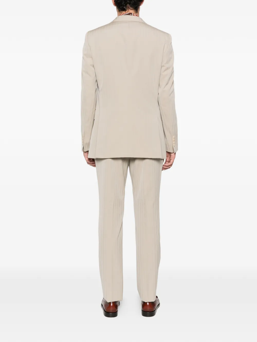  Fursac Buttoned Single-breasted Suit - Neutrals 